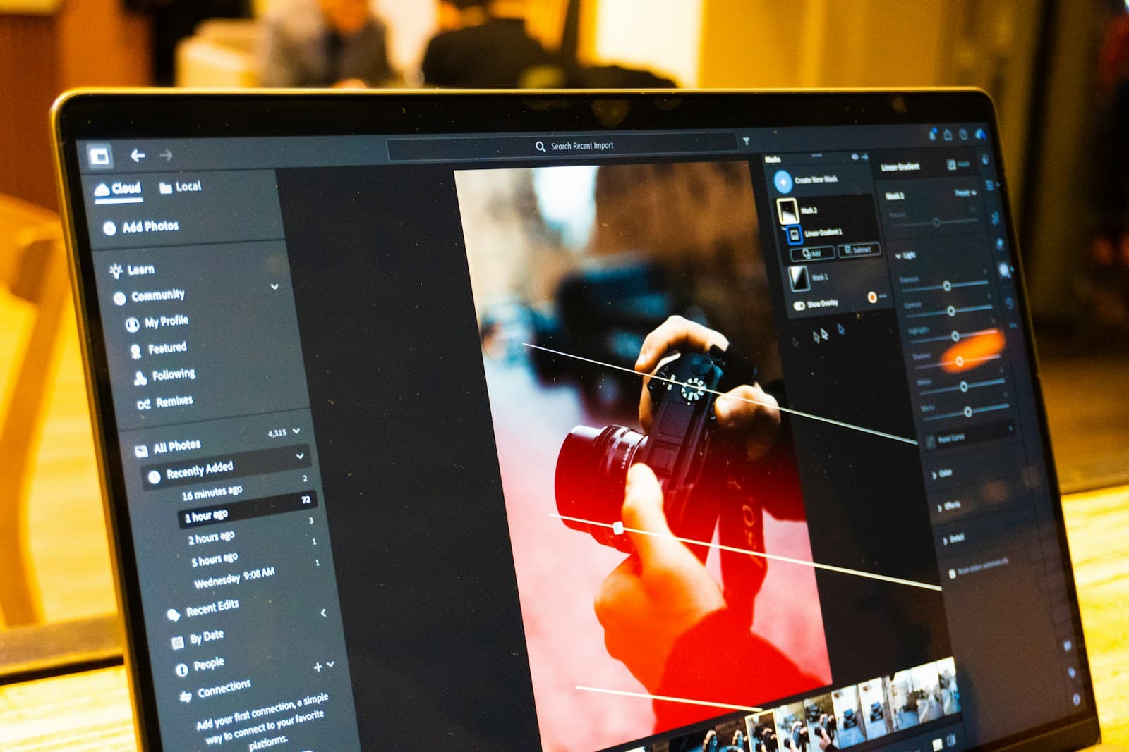 Image studio creative workspace